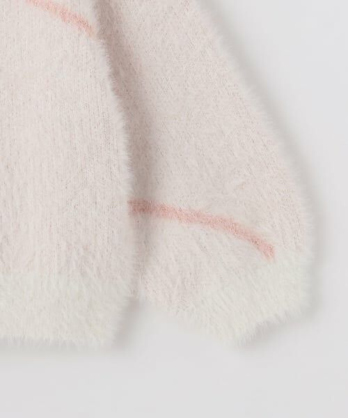 petit main / プティマイン カーディガン・ボレロ | 【リンク】シャギーニット柄カーディガン | 詳細7