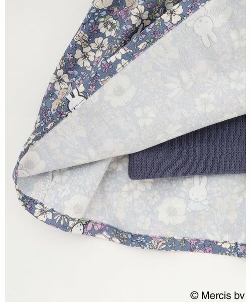 petit main / プティマイン Tシャツ | 【miffy】花柄ドッキングチュニック | 詳細11