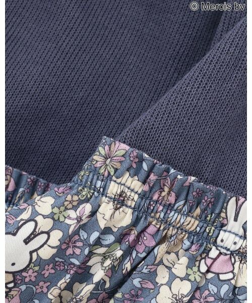 petit main / プティマイン Tシャツ | 【miffy】花柄ドッキングチュニック | 詳細12