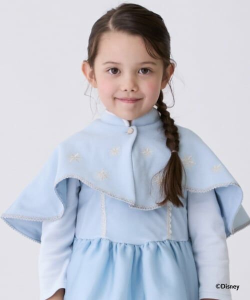 petit main / プティマイン カーディガン・ボレロ | 【Disney】なりきりケープ（ライト ブルー(エルサ)）