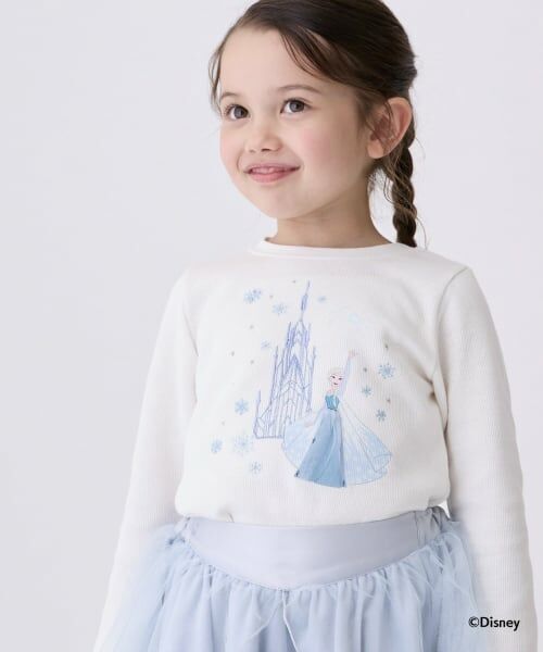 petit main / プティマイン Tシャツ | 【Disney】刺繍グラフィック長袖T | 詳細4