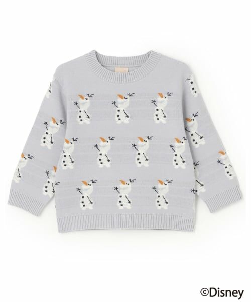 petit main / プティマイン ニット・セーター | 【Disney】オラフ/総柄ニット | 詳細6