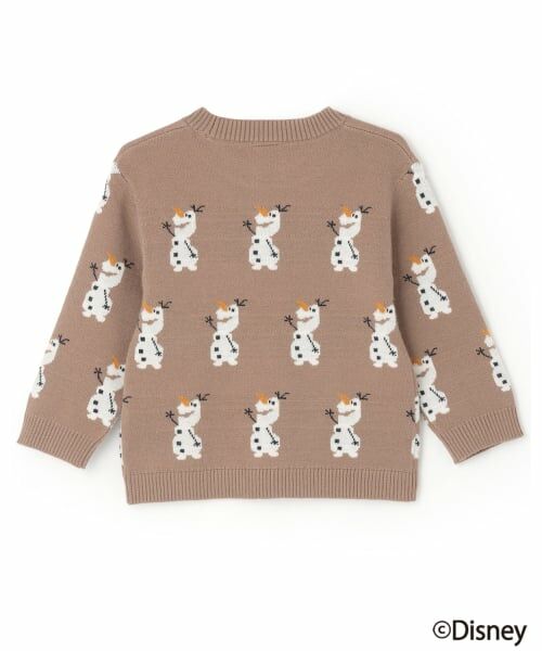 petit main / プティマイン ニット・セーター | 【Disney】オラフ/総柄ニット | 詳細7
