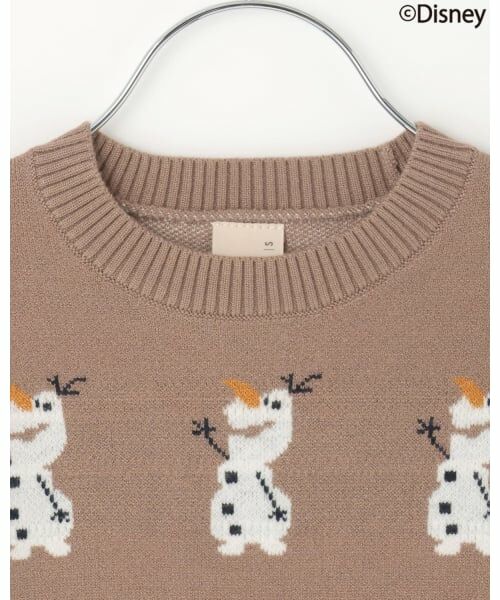 petit main / プティマイン ニット・セーター | 【Disney】オラフ/総柄ニット | 詳細8