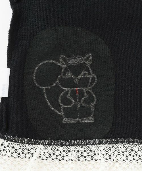 petit main / プティマイン スウェット | アニマルモチーフアップリケトレーナー | 詳細11