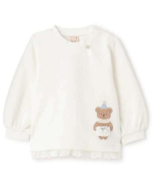 petit main / プティマイン スウェット | アニマルモチーフアップリケトレーナー | 詳細5