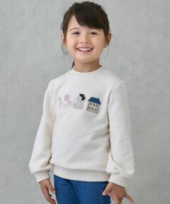 petit main / プティマイン スウェット | 【フワのびっと】アソートアップリケトレーナー