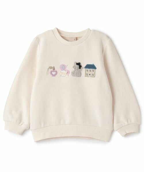 petit main / プティマイン スウェット | 【フワのびっと】アソートアップリケトレーナー | 詳細4