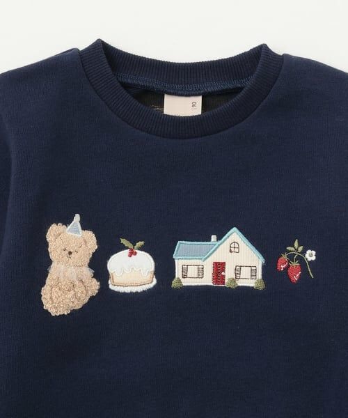 petit main / プティマイン スウェット | 【フワのびっと】アソートアップリケトレーナー | 詳細7