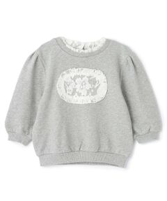 petit main / プティマイン スウェット | 【リンク】レースロゴトレーナー