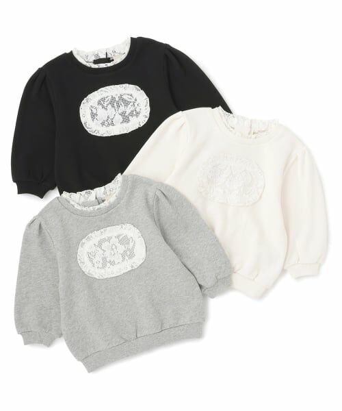 petit main / プティマイン スウェット | 【リンク】レースロゴトレーナー | 詳細11