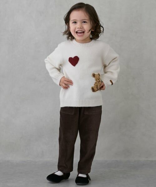 petit main / プティマイン ニット・セーター | 【フワもちっと】くまニットプルオーバー | 詳細2