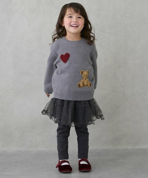 petit main / プティマイン ニット・セーター | 【フワもちっと】くまニットプルオーバー | 詳細4