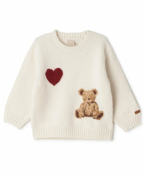 petit main / プティマイン ニット・セーター | 【フワもちっと】くまニットプルオーバー | 詳細5