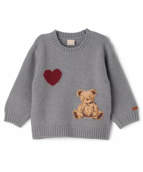 petit main / プティマイン ニット・セーター | 【フワもちっと】くまニットプルオーバー | 詳細6
