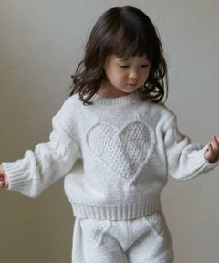 petit main / プティマイン ニット・セーター | 【リンク】ハートケーブルニット