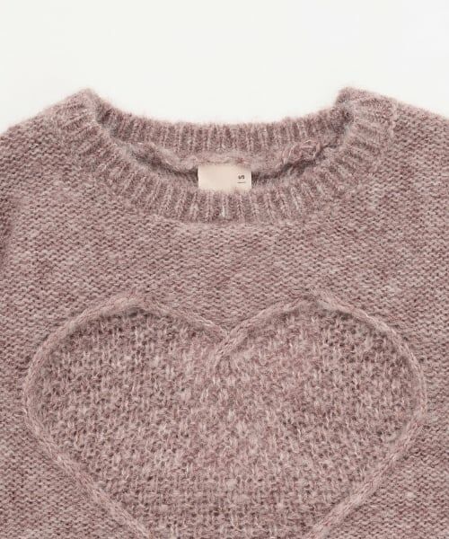 petit main / プティマイン ニット・セーター | 【リンク】ハートケーブルニット | 詳細10