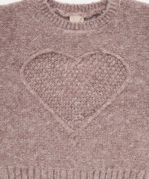 petit main / プティマイン ニット・セーター | 【リンク】ハートケーブルニット | 詳細11