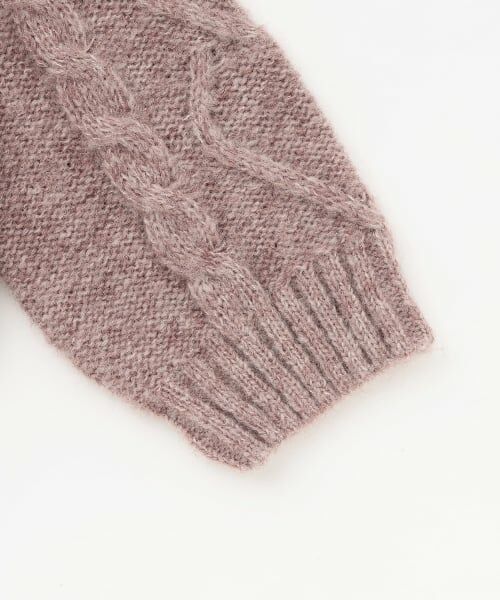 petit main / プティマイン ニット・セーター | 【リンク】ハートケーブルニット | 詳細12