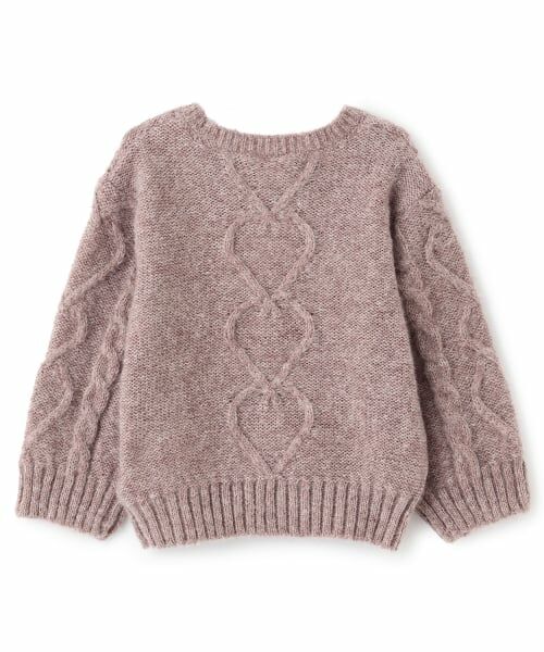 petit main / プティマイン ニット・セーター | 【リンク】ハートケーブルニット | 詳細9