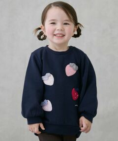 petit main / プティマイン スウェット | いちごモチーフトレーナー