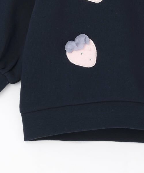 petit main / プティマイン スウェット | いちごモチーフトレーナー | 詳細12