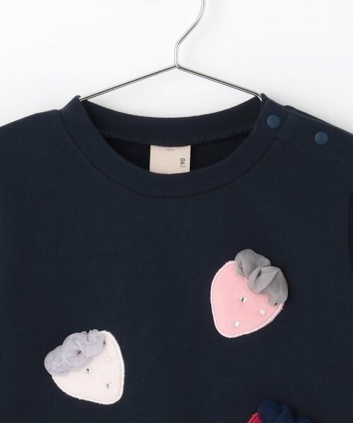 petit main / プティマイン スウェット | いちごモチーフトレーナー | 詳細9