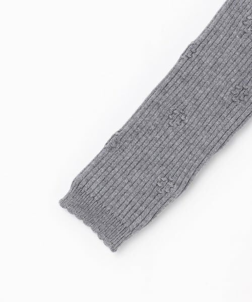 petit main / プティマイン Tシャツ | 【フワもちっと】ニットペプラムチュールチュニック | 詳細10