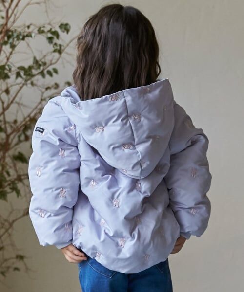 petit main / プティマイン ブルゾン | 【リンク/洗える】刺しゅう中綿ジャケット | 詳細1
