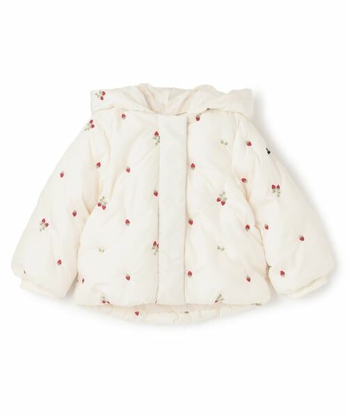 petit main / プティマイン ブルゾン | 【リンク/洗える】刺しゅう中綿ジャケット | 詳細10