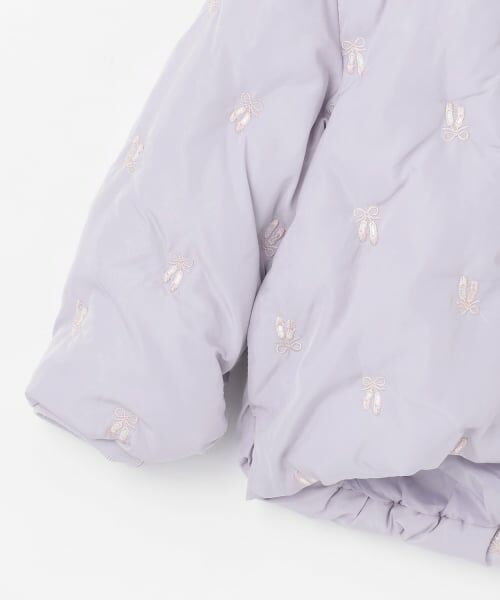 petit main / プティマイン ブルゾン | 【リンク/洗える】刺しゅう中綿ジャケット | 詳細17