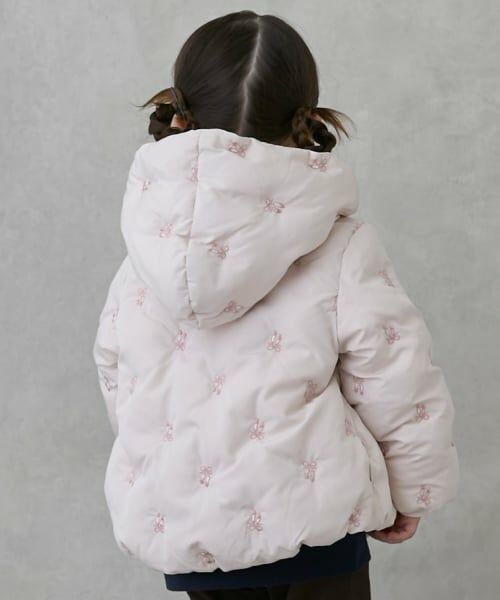 petit main / プティマイン ブルゾン | 【リンク/洗える】刺しゅう中綿ジャケット | 詳細6