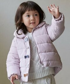 【洗える】中綿リボンジャケット