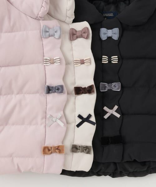 petit main / プティマイン ブルゾン | 【洗える】中綿リボンジャケット | 詳細13