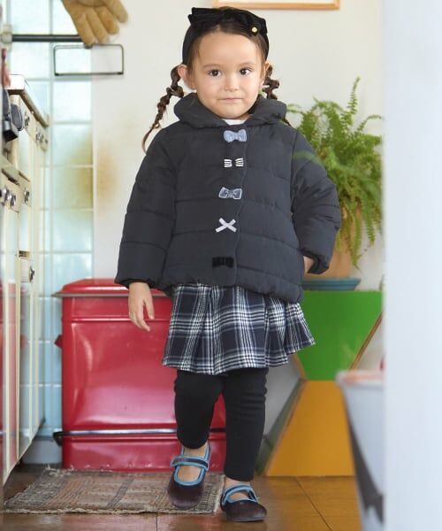 petit main / プティマイン ブルゾン | 【洗える】中綿リボンジャケット | 詳細3