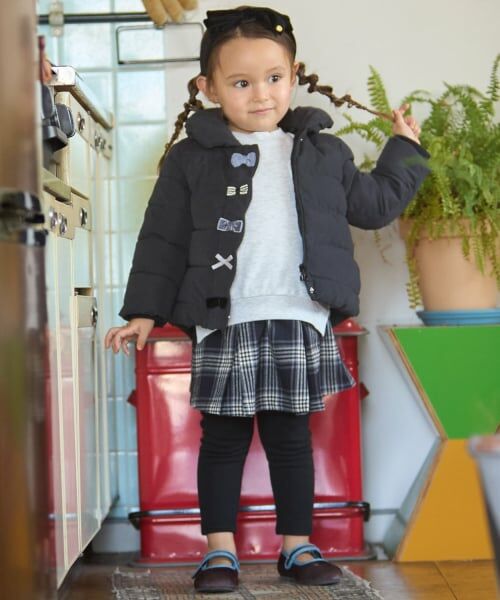 petit main / プティマイン ブルゾン | 【洗える】中綿リボンジャケット | 詳細4