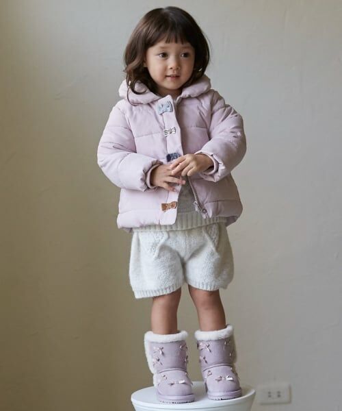 petit main / プティマイン ブルゾン | 【洗える】中綿リボンジャケット | 詳細6