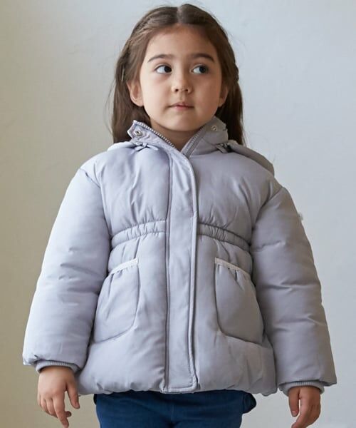 petit main / プティマイン ブルゾン | 【洗える】もこもこウサギ中綿ジャケット | 詳細1