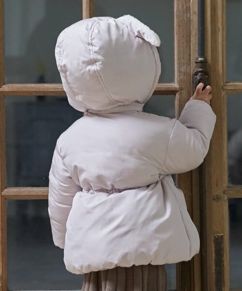 petit main / プティマイン ブルゾン | 【洗える】もこもこウサギ中綿ジャケット | 詳細4