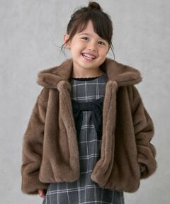 petit main / プティマイン ブルゾン | 【リンク】フェイクファージャケット