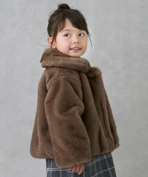 petit main / プティマイン ブルゾン | 【リンク】フェイクファージャケット | 詳細1