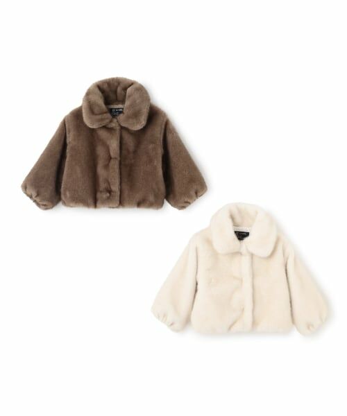 petit main / プティマイン ブルゾン | 【リンク】フェイクファージャケット | 詳細21