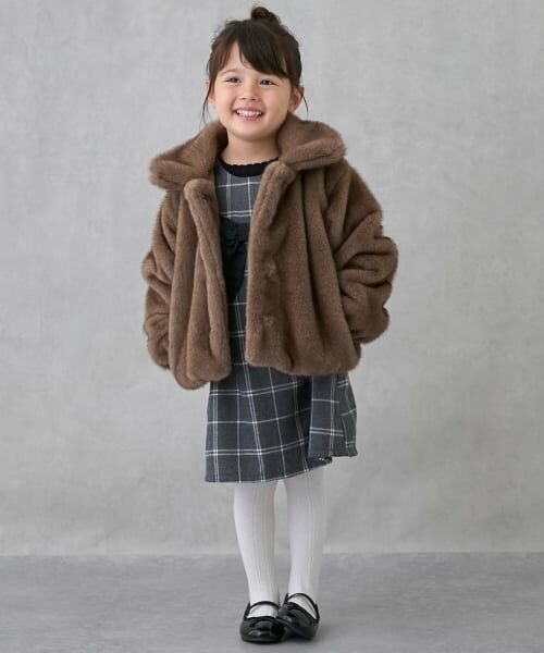 petit main / プティマイン ブルゾン | 【リンク】フェイクファージャケット | 詳細3