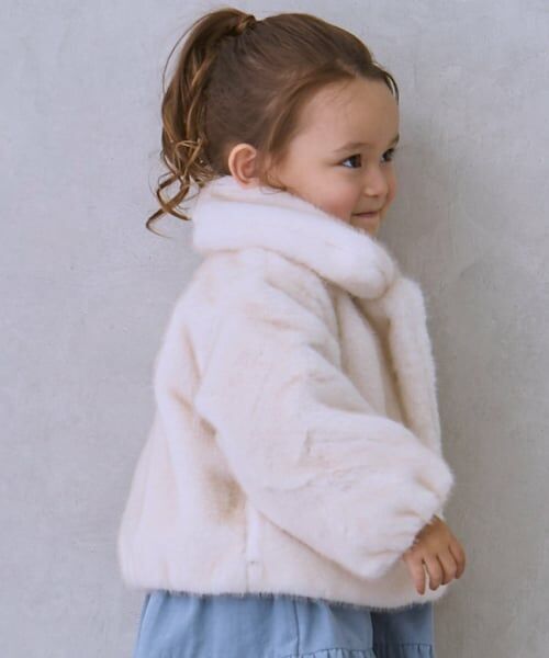 petit main / プティマイン ブルゾン | 【リンク】フェイクファージャケット | 詳細5