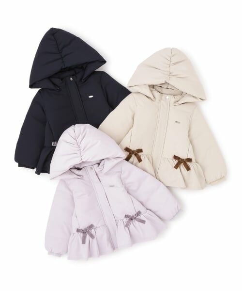 petit main / プティマイン ブルゾン | 【あったか】ペプラムダウンジャケット | 詳細21