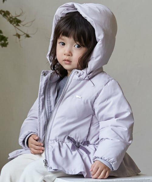 petit main / プティマイン ブルゾン | 【あったか】ペプラムダウンジャケット | 詳細3