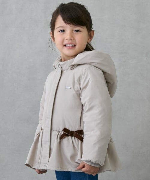 petit main / プティマイン ブルゾン | 【あったか】ペプラムダウンジャケット | 詳細6