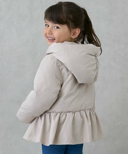 petit main / プティマイン ブルゾン | 【あったか】ペプラムダウンジャケット | 詳細7