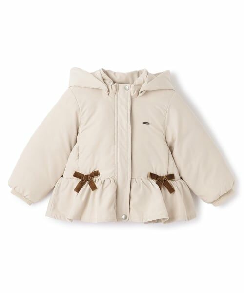 petit main / プティマイン ブルゾン | 【あったか】ペプラムダウンジャケット | 詳細9