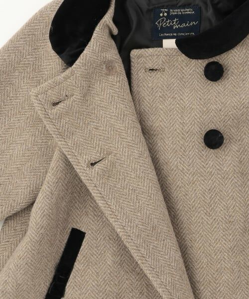 petit main / プティマイン その他アウター | 【リンク】ダブルブレストコート | 詳細11
